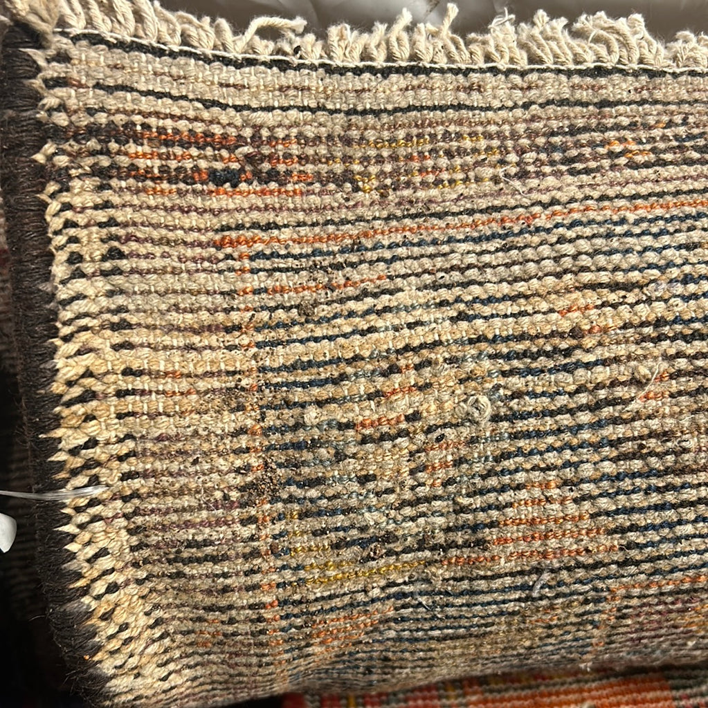 3.9 x 14.3 Dark Blue Handmade Persian Zanjan Wool Runner Rug 81895