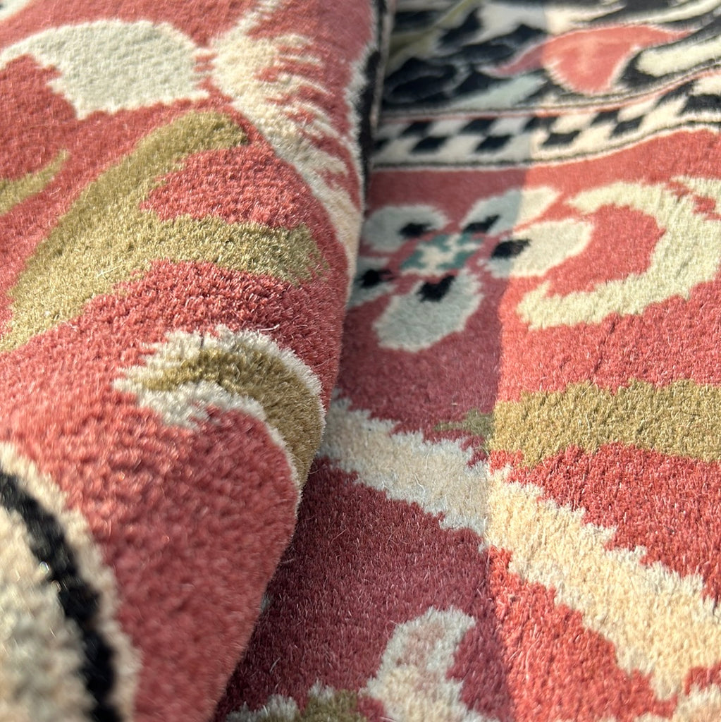 10 x 12 Black Handmade Luxurious Softness Agra Rug 23981