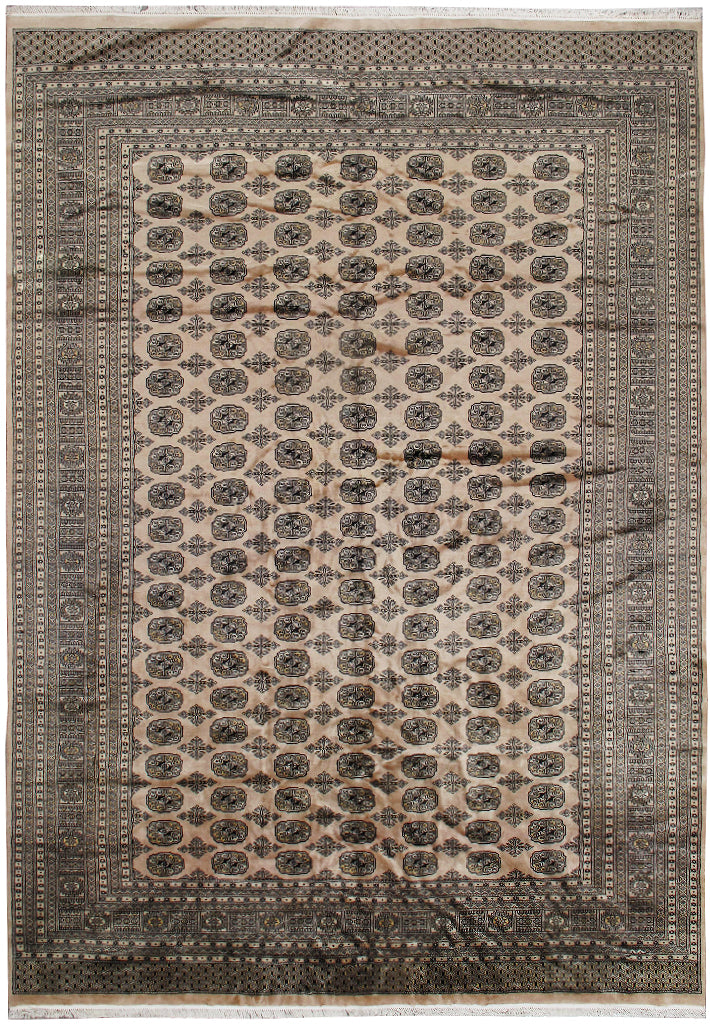 9 x 11.6 NEW Handmade Bokhara Rug #F-6845
