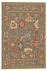 Load image into Gallery viewer, 8 x 9.9 Green Handmade Oushak Rug #F-6723