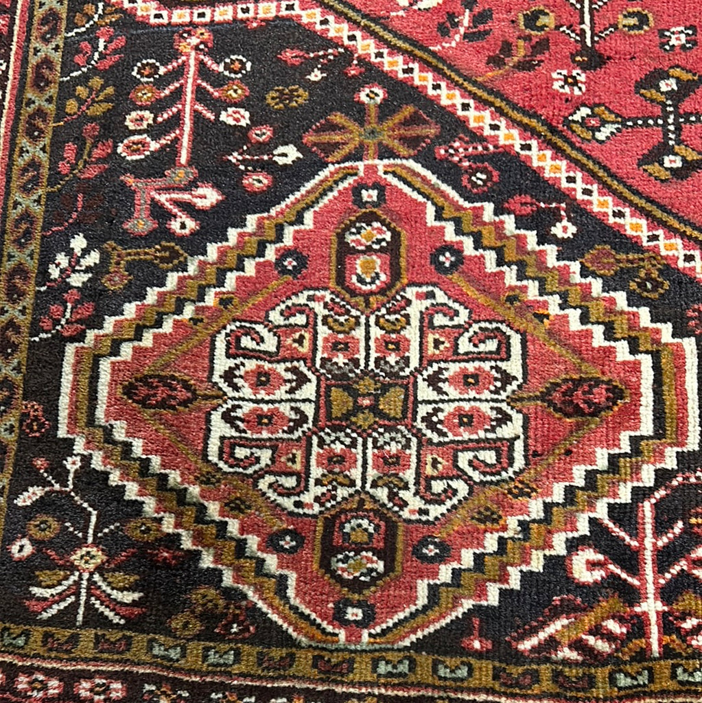 4.11 x 8.2 Semi Antique Shiraz Qashqai Rug 71931