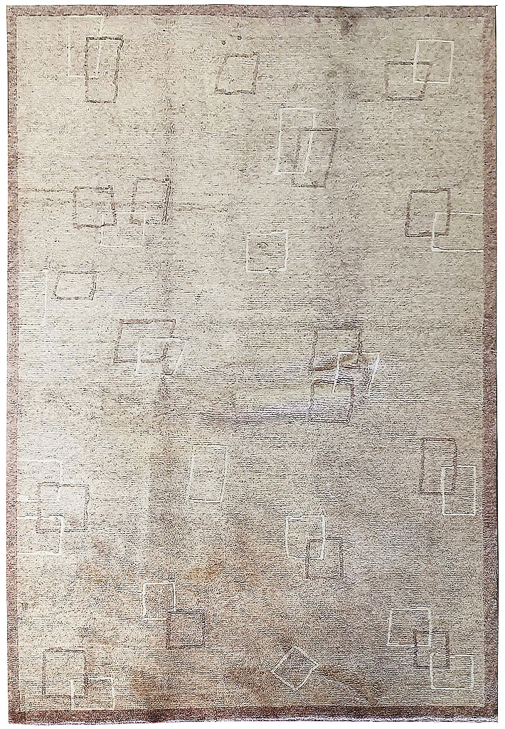 5' x 6' New Handmade Nepali Rug BROWN #F-7009 | www.bestrugplace.com ...