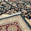 Load image into Gallery viewer, 9.5 x 13.7 Navy Blue Wool &amp; Silk Sino Tabriz Rug #PIX-14840