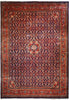 Load image into Gallery viewer, 9.7 x 12.11 Navy Blue Handmade Herati Persian Tabriz Rug 74868
