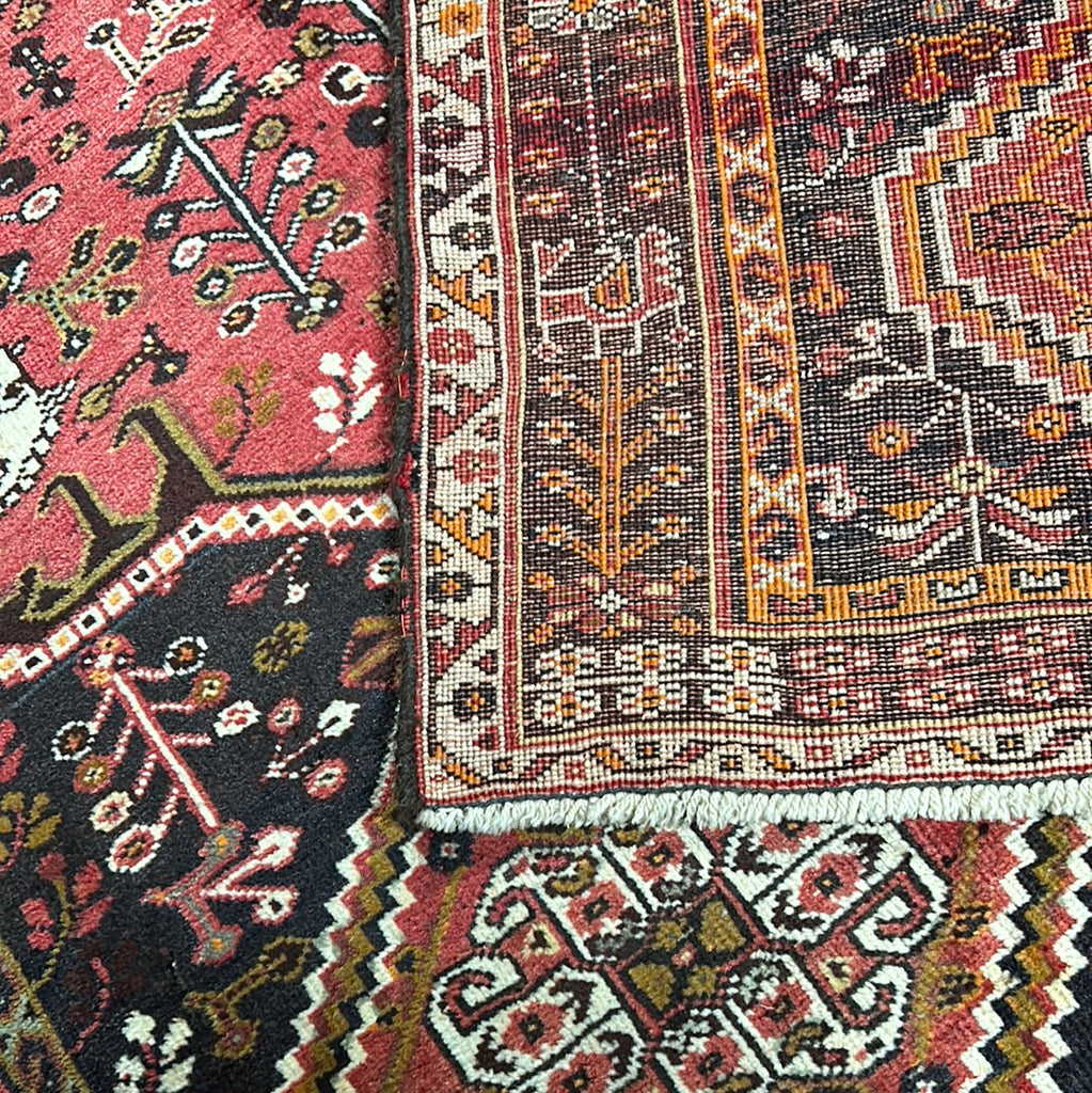 4.11 x 8.2 Semi Antique Shiraz Qashqai Rug 71931