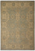 Load image into Gallery viewer, 5.5 x 7.4 Light Teal Blue New Ziglar Hand-knotted  Rug Antique Reproduction  #B-77569