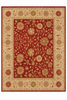Load image into Gallery viewer, 8.9 x 11.9 Zigler Rug Coral Red With Gold Handmade Rug #5071