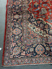 Load image into Gallery viewer, 10.7 x 14 Red Old Persian Hand-knotted Kashan Rug 13282