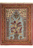 Load image into Gallery viewer, 3.6 x 5.0 Fine Wool and Silk Persian Qom Prayer Rug  #PIX-8676