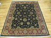 Load image into Gallery viewer, 7.8 x 10 Black Traditional Agra Rug 26287