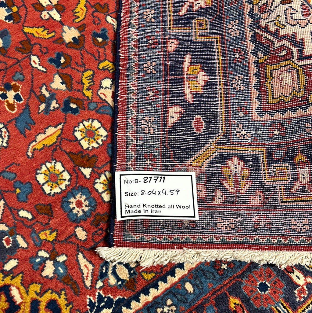 4.7 x 8.1 Persian Jozan Rug 81711