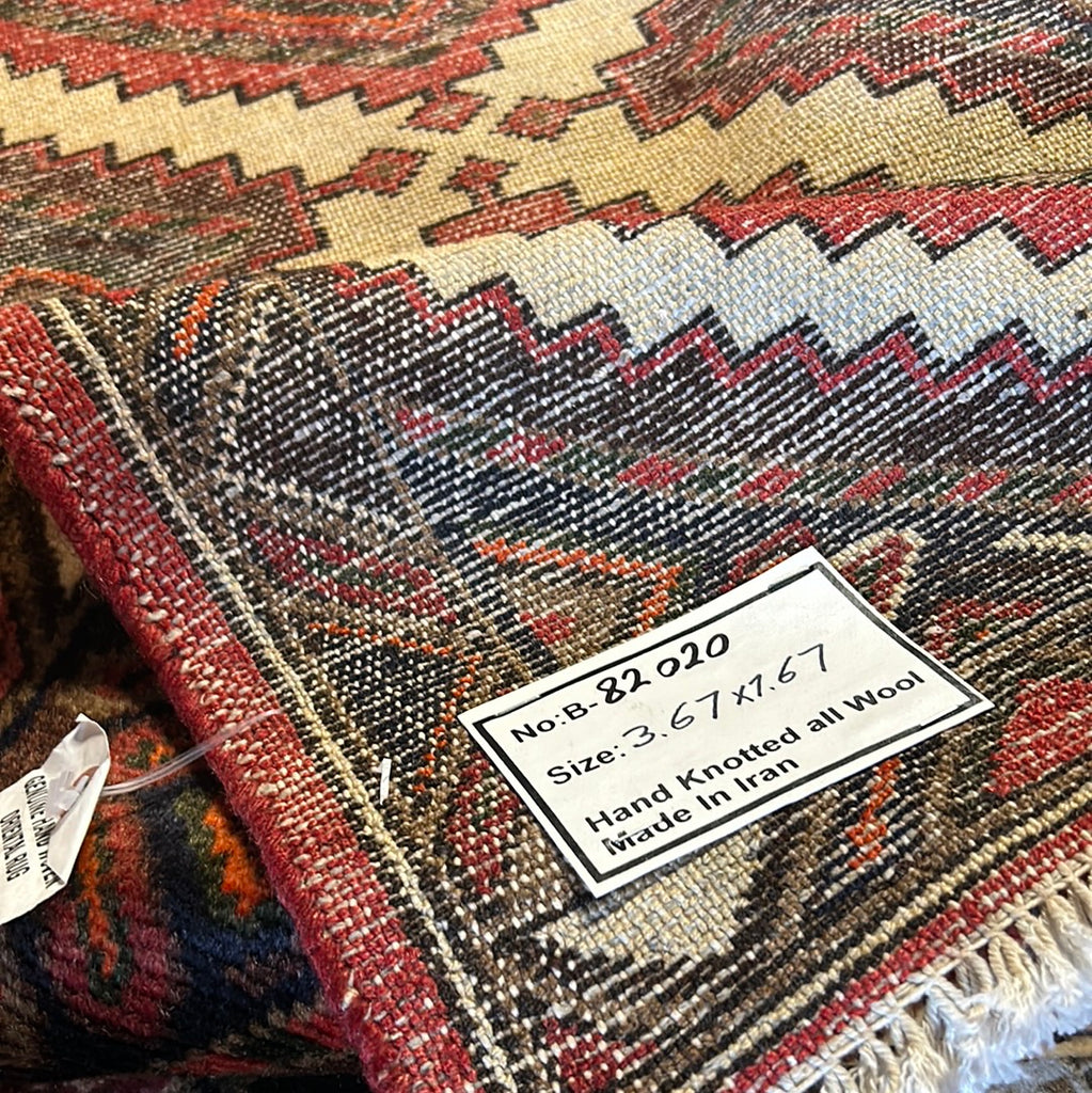 2.4 x 4.3 Red Persian Mahal Rug 82020