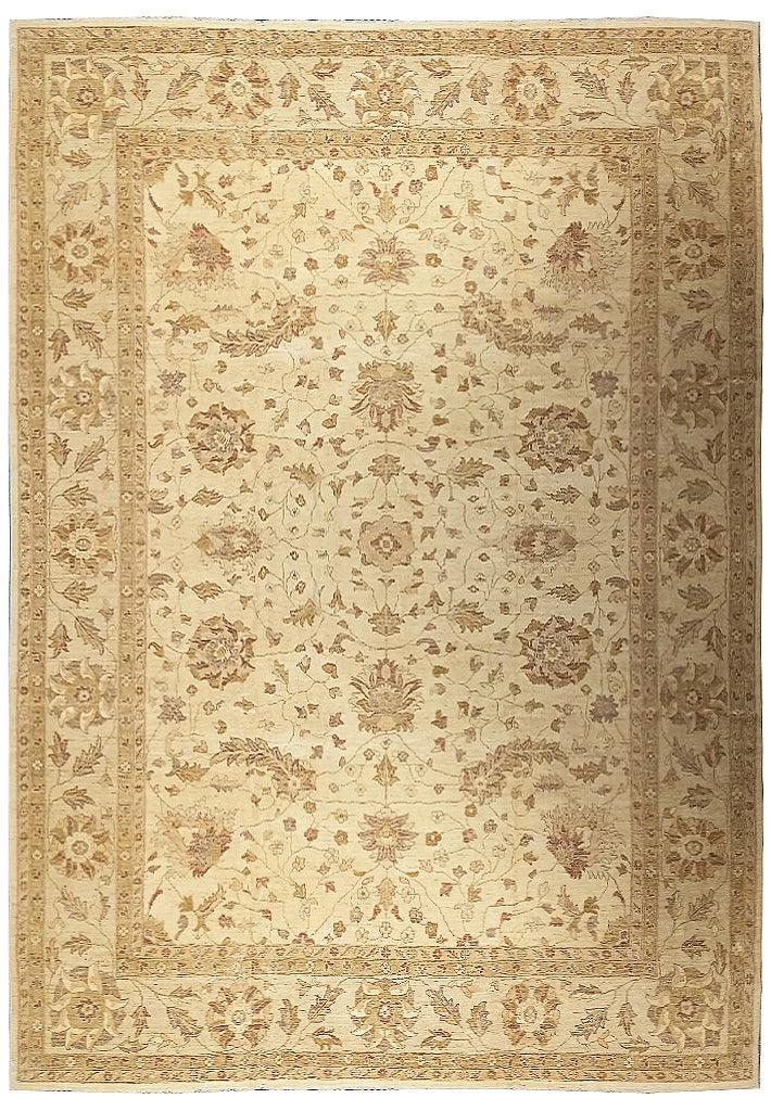 12 x 15.4 Large Ivory Chobi Peshawar Rug HT-4805