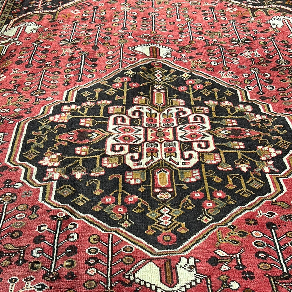 4.11 x 8.2 Semi Antique Shiraz Qashqai Rug 71931