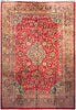 Load image into Gallery viewer, 9.6 x 13 Red Handmade Persian Design Sarouk Rug 977