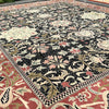 Load image into Gallery viewer, 10 x 12 Black Handmade Luxurious Softness Agra Rug 23981