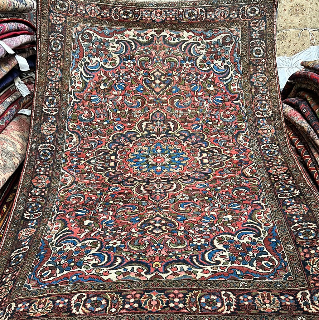 4.8 x 7 Semi Antique Persian Khorasan Rug 23614