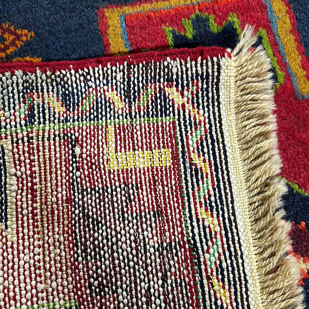 4.11 x 8 Orange Russian Kazak Rug 18298