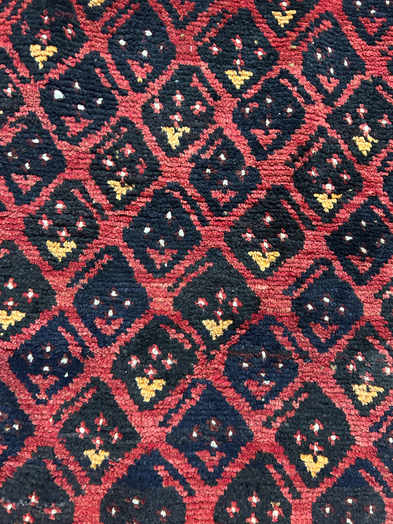 3.4 x 9.4 Beautiful Persian Hamadan Runner 9586