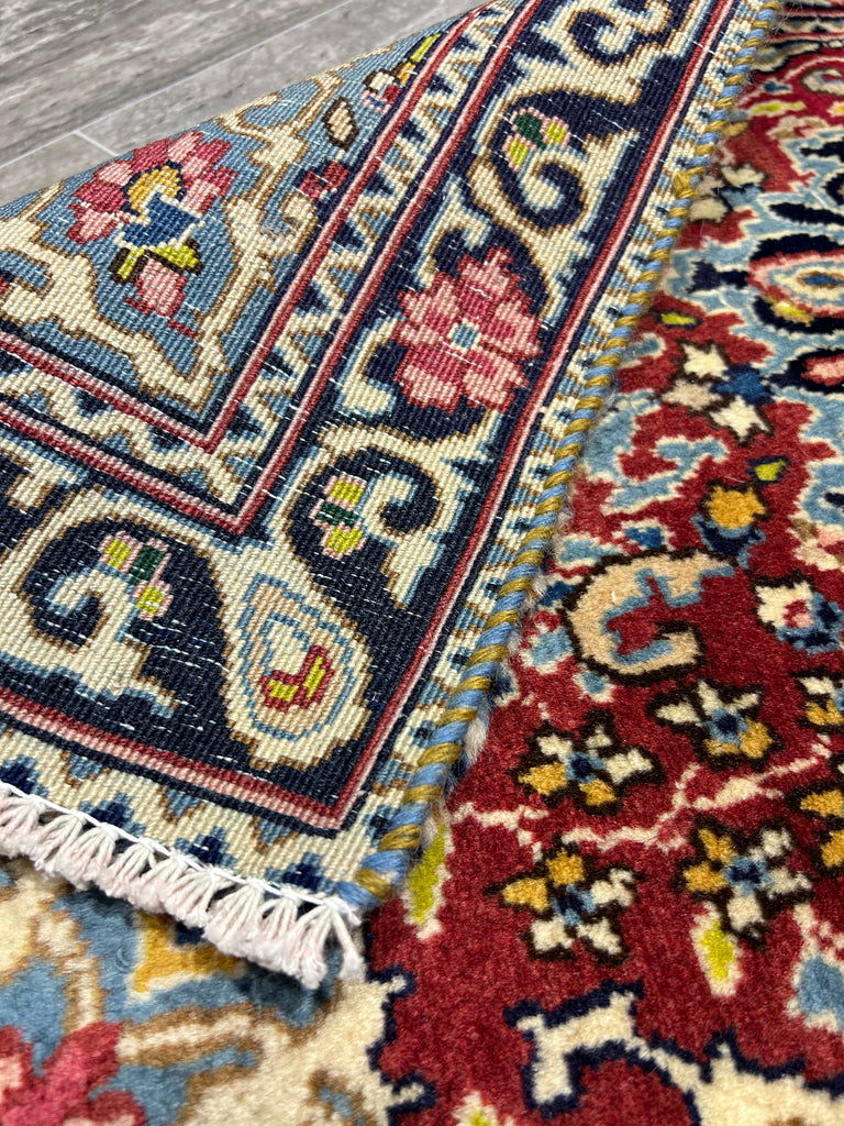 2 x 3.7 Red Narrow Persian Kerman Rug 82018