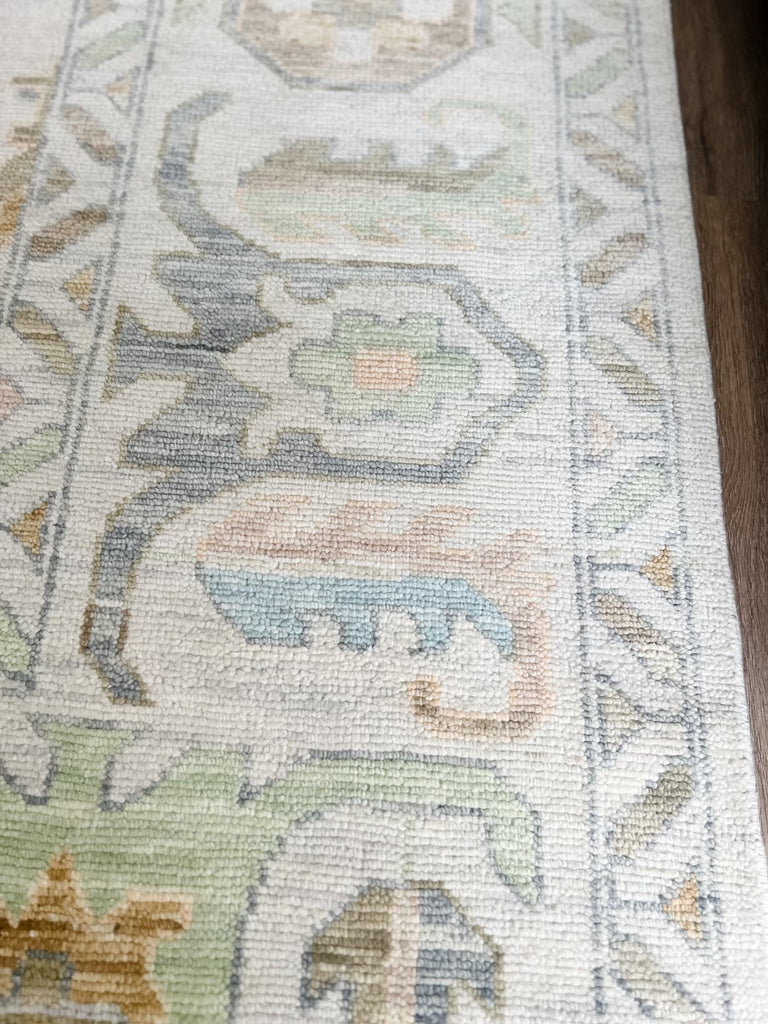 12.1 x 18.2 Great Wool Quality Handmade Oushak Rug NEUTRALS #i-918