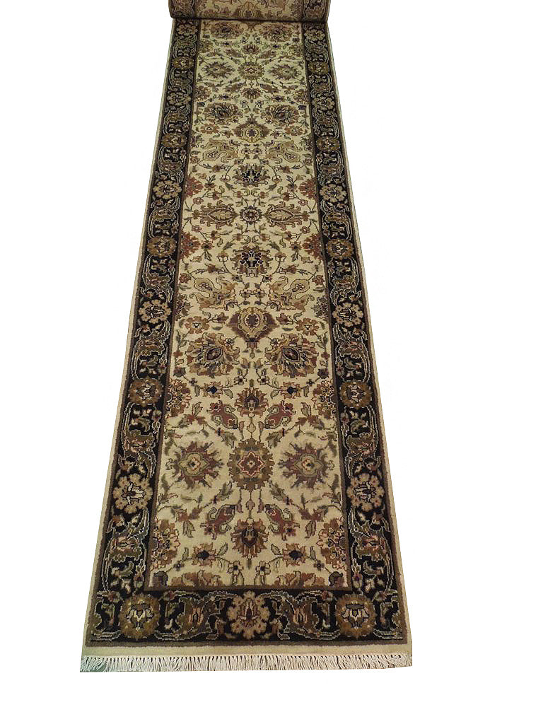 2.6 x 21.8 Ivory Vegetable Dyed Chobi Long Runner Rug 73724