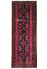 Load image into Gallery viewer, 3.8 x 10 Eggplant Purple Semi Antique Persian Hamadan Runner 73948