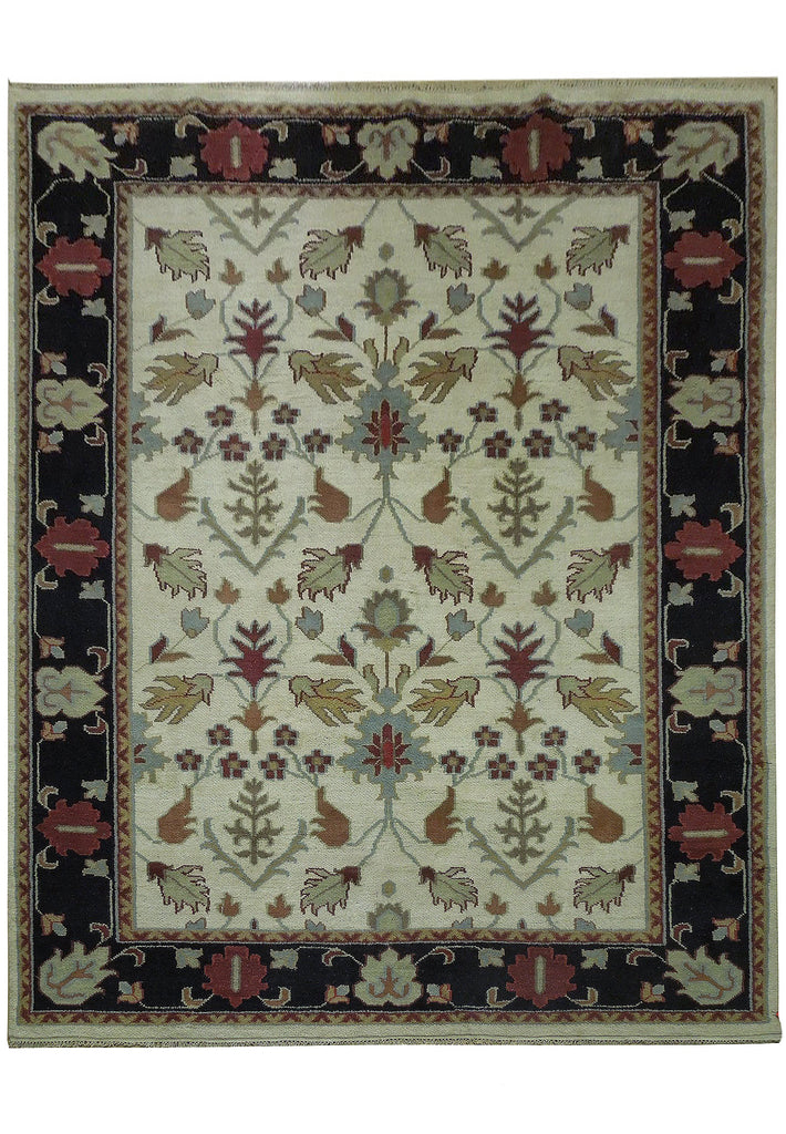 8 x 10 Hand-Knotted India Wool Area Rug CLEARANCE SALE 