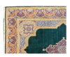 Load image into Gallery viewer, 9.3 x 12.8 Hand Knotted Persian Kerman Green Signed Rug #B-80616