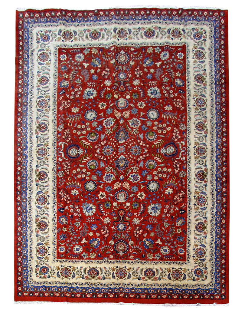 10.4 x 14.6 Persian Kashan Large Rug #B-80706