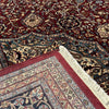 Load image into Gallery viewer, 10.1 x 14 Fine Weave Quality Handmade Soft Wool Dense Burgundy Black Rug Sheik Safi 10251