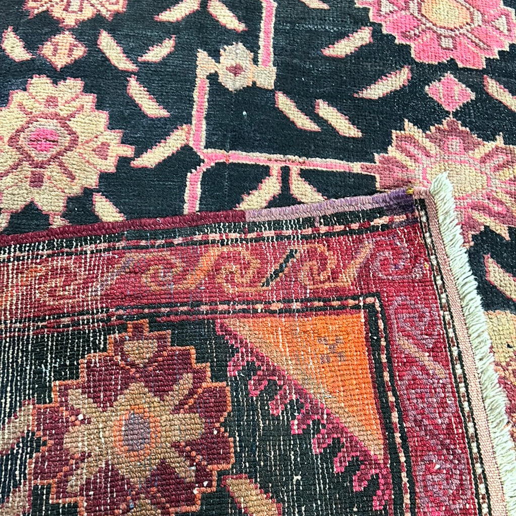 5 x 9.5 Black Russian Kazak Rug 8876