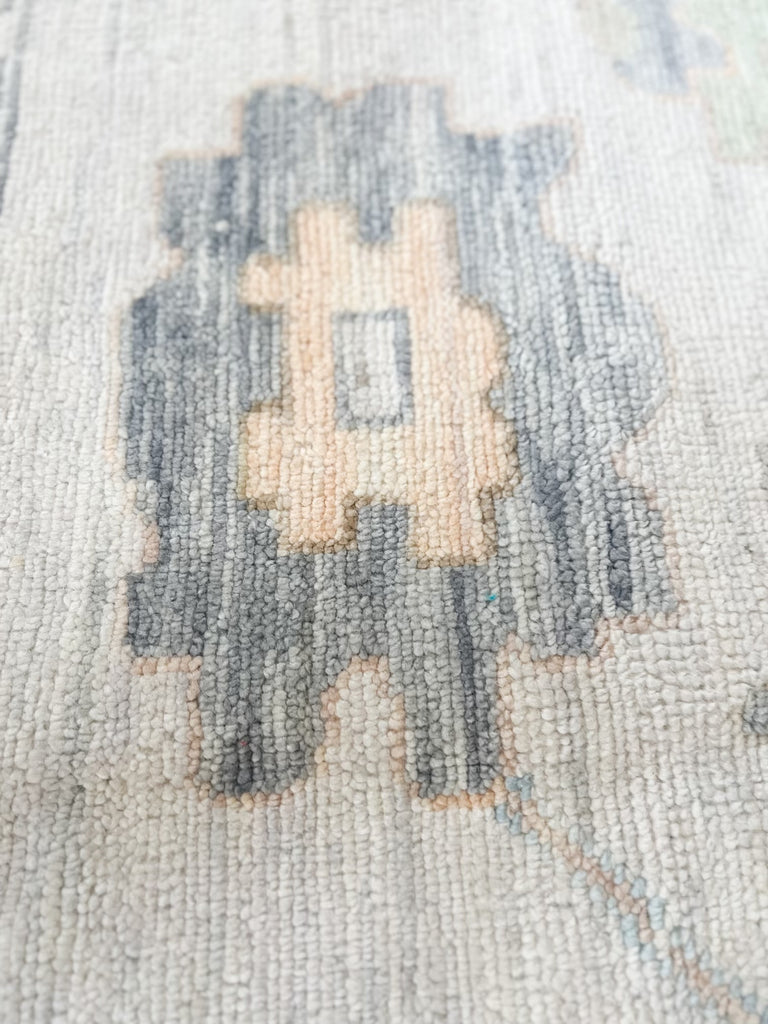 12.1 x 18.2 Great Wool Quality Handmade Oushak Rug NEUTRALS #i-918