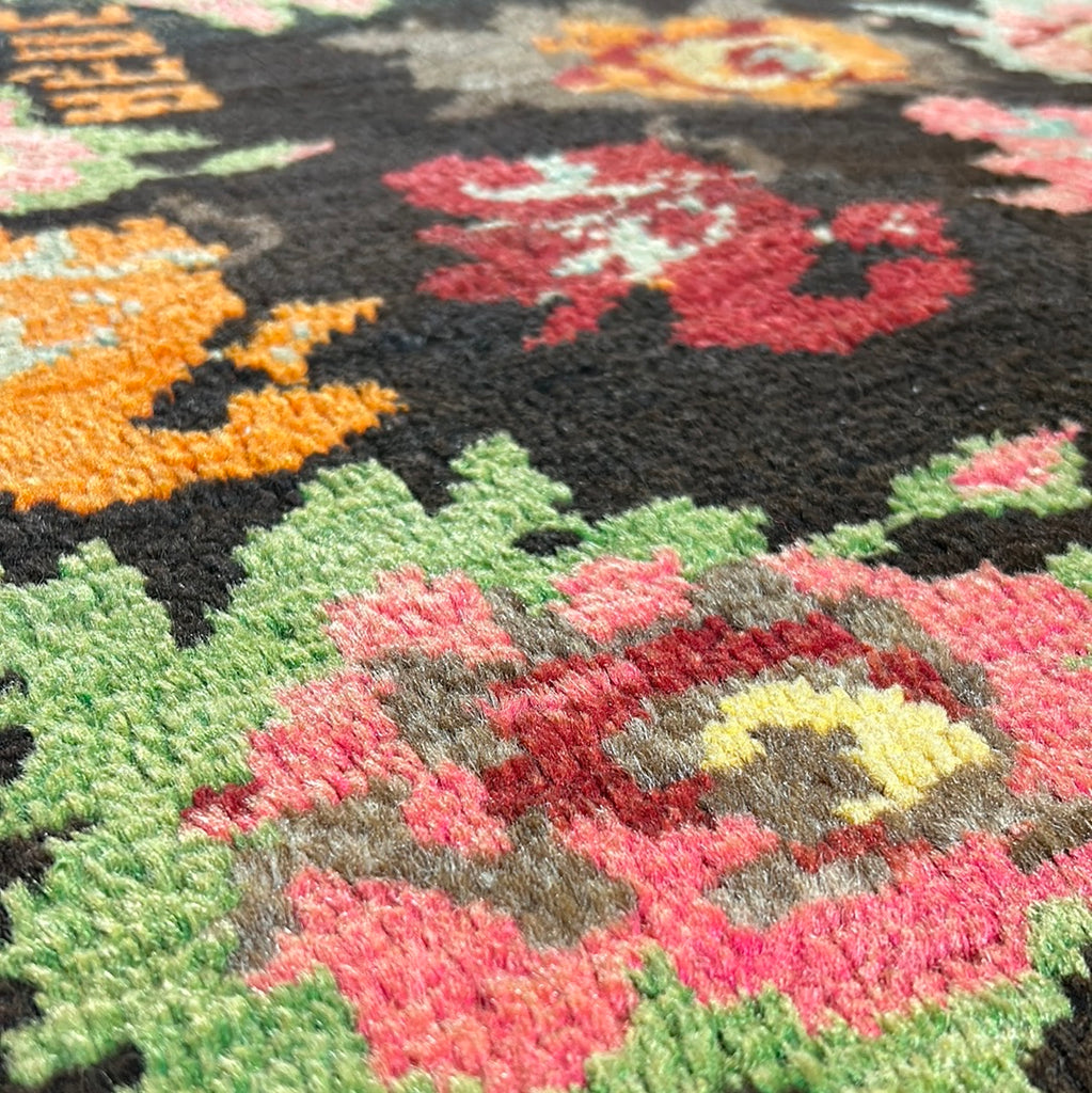 4.6 x 9.2 Black Antique Kazak Rug 3281