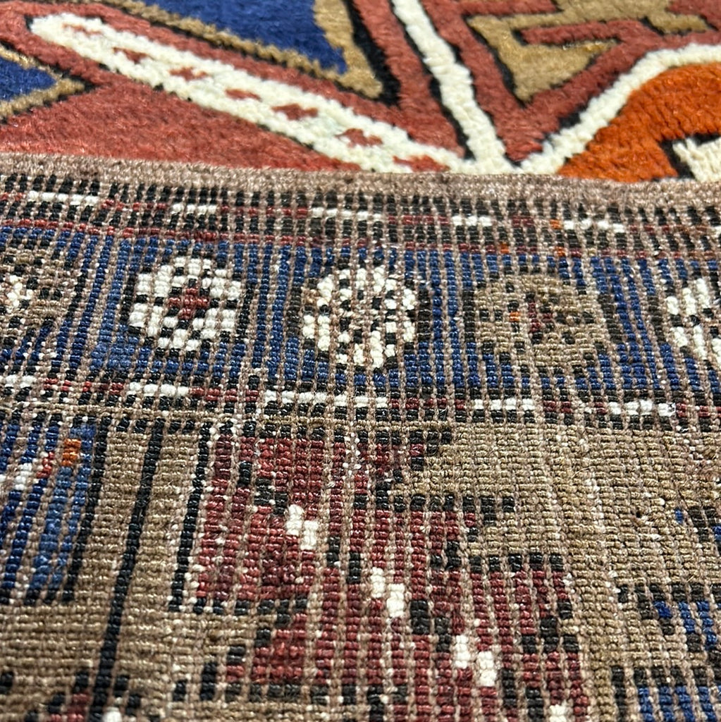 4.7 x 7.6 Navy Blue Russian Kazak Rug 8884