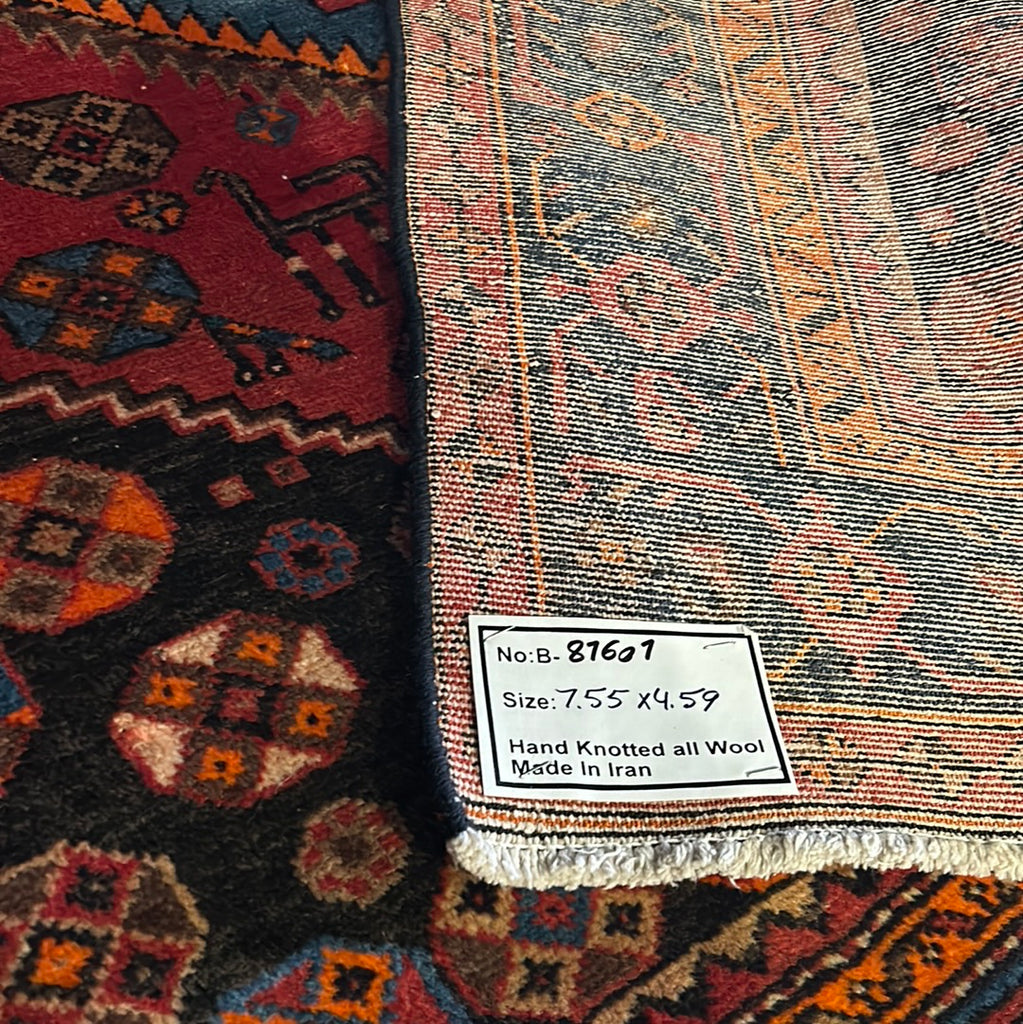 4.7 x 7.7 Persian Zanjan Rug 81601