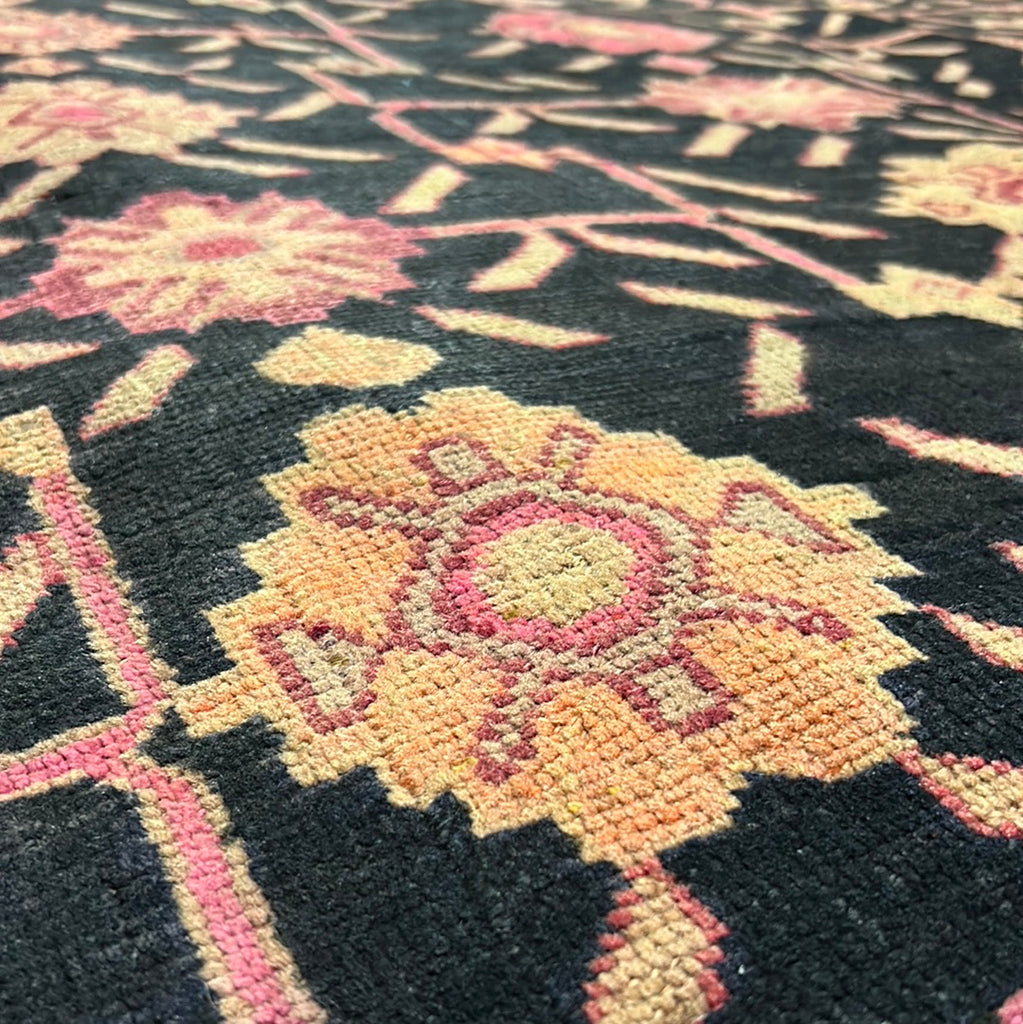 5 x 9.5 Black Russian Kazak Rug 8876