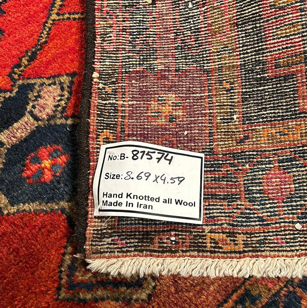 4.7 x 8.8 Red Persian Lori Rug 81574