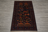 Load image into Gallery viewer, 3 x 5.4 War Rug Handmade Wool Tank, Gun, Helicopter #F-3260