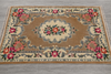 Load image into Gallery viewer, 4 x 6 French Aubusson Handmade Art Silk Rug Gold #PIX-14433
