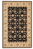 Load image into Gallery viewer, 5.9 x 9 Black Chobi Peshawar Zigler Rug 20242