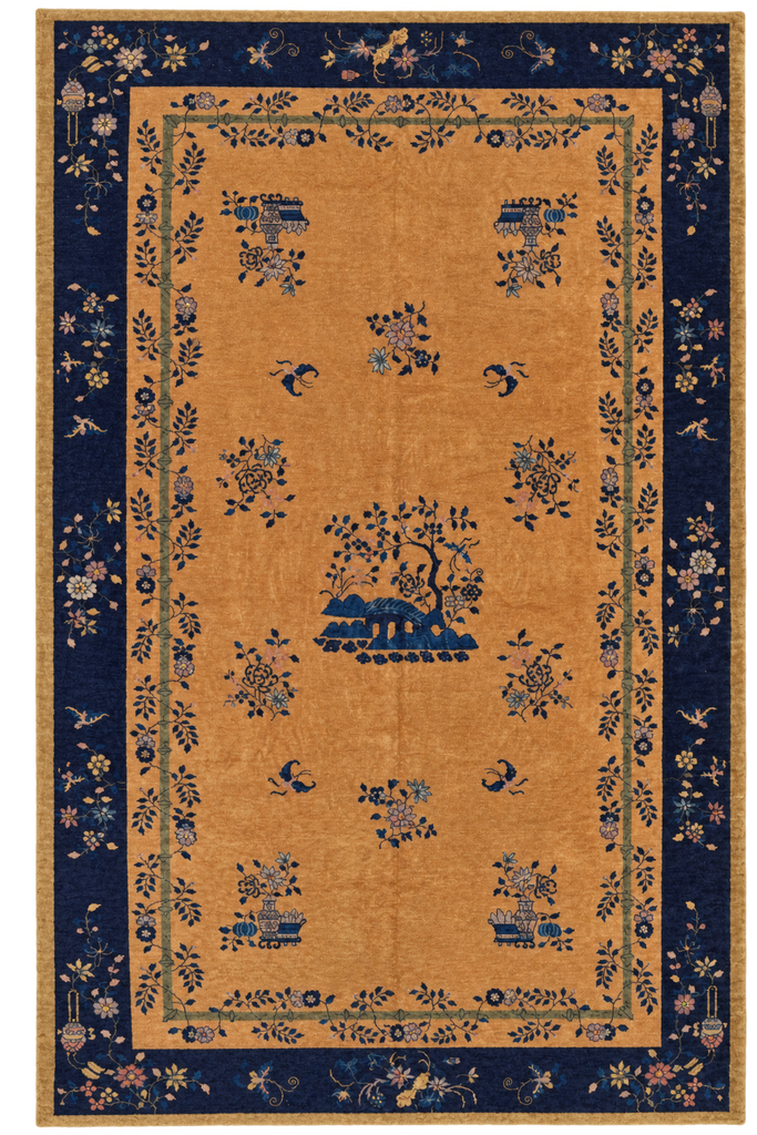 10 x 16 Ivory Antique Art Deco Rug 23962