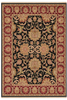Load image into Gallery viewer, 8 x 10 Midnight Black Blue Natural Handmade Agra Rug