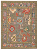 Load image into Gallery viewer, 8 x 9.9 Green Handmade Oushak Rug