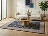 Load image into Gallery viewer, 5.8 x 7.7 Hunting Paradise Handmade Wool Rug Black #F-5759