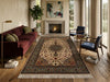 Load image into Gallery viewer, 6 x 9.8 High Quality Authentic Persian Tabriz Rug Handmade Iran Wool and Silk 400 KPSI #PIX-18146