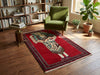 Load image into Gallery viewer, 3 x 4.9 Hand-Knotted Pictorial Primitive Rug #F-3261