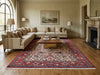 Load image into Gallery viewer, 6.7 x 10 Ivory Fine Persian Lilihan Bibikabad Rug #B-72413