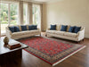 Load image into Gallery viewer, 7.3 x 10.3 Pinky Salmon Persian Sarouk Wool Rug #B-72414