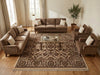 Load image into Gallery viewer, 8 x 8 Camel Brown Oushak Rug #PIX-16086